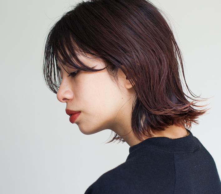 ロブ 長め前髪 ラフの髪型 ヘアスタイル ヘアドレ