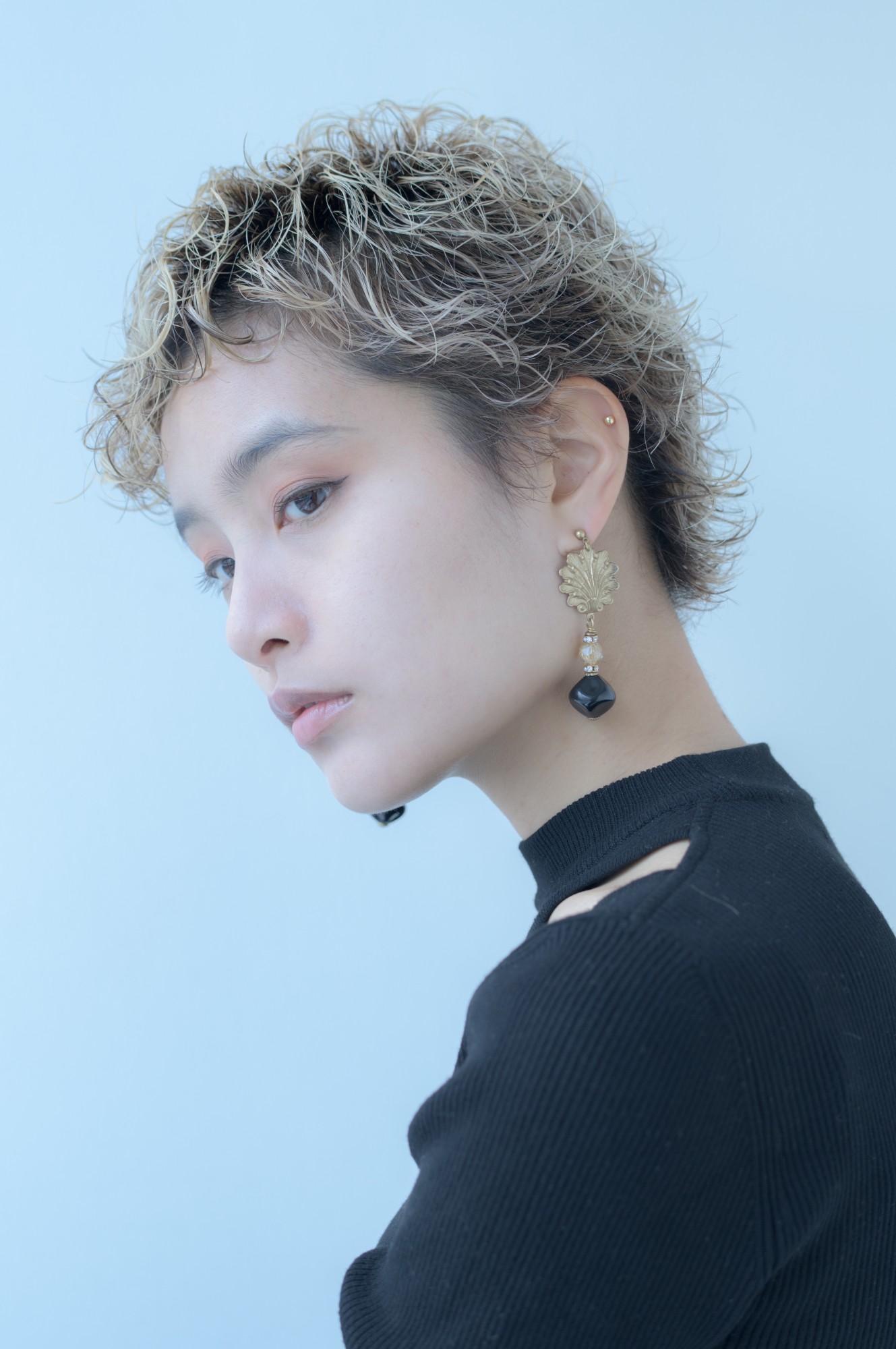 ハイトーンパーマべリーショート の髪型 ヘアスタイル ヘアドレ